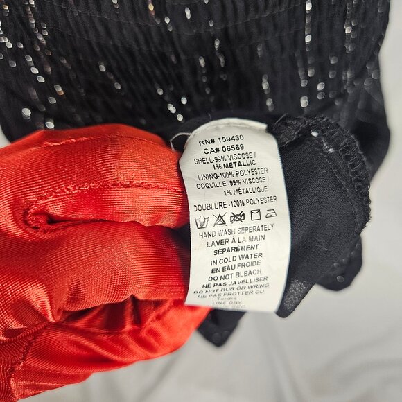 Elan - Size: M - Striped Ruffle Dress - Picture 6 of 6